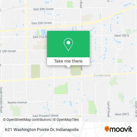 Mapa de 621 Washington Pointe Dr