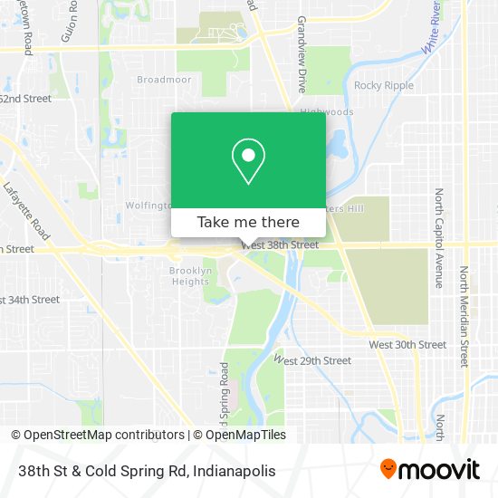 Mapa de 38th St & Cold Spring Rd