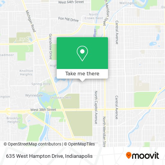 635 West Hampton Drive map