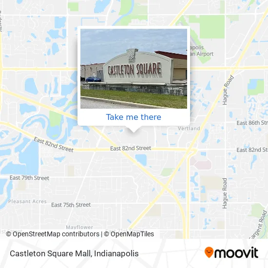 Castleton Square Mall map