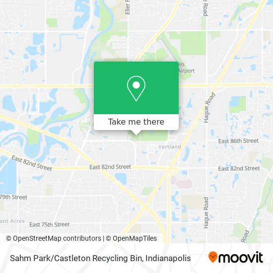 Sahm Park / Castleton Recycling Bin map