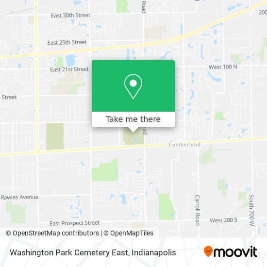 Mapa de Washington Park Cemetery East