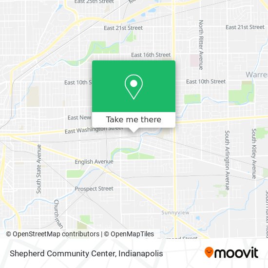 Shepherd Community Center map