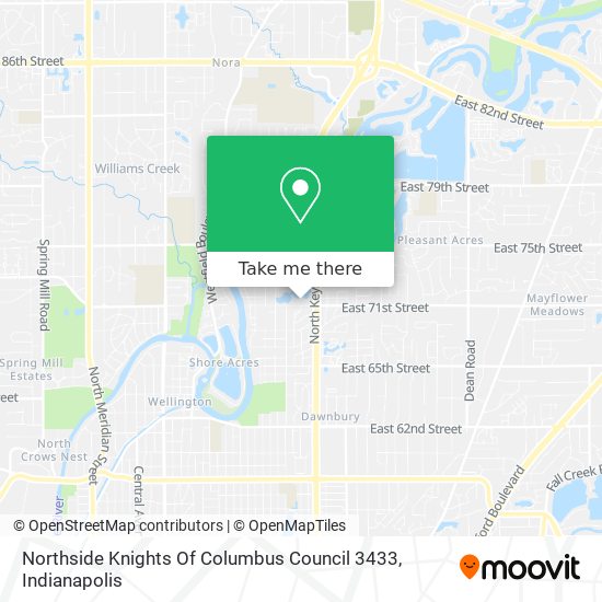 Mapa de Northside Knights Of Columbus Council 3433