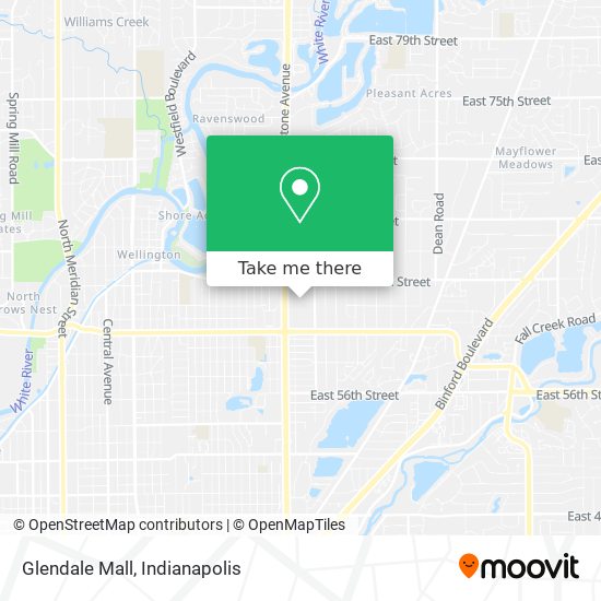 Glendale Mall map