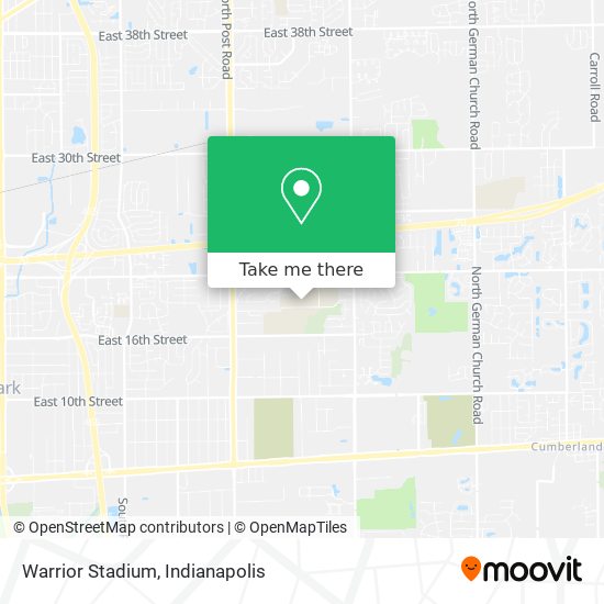 Mapa de Warrior Stadium