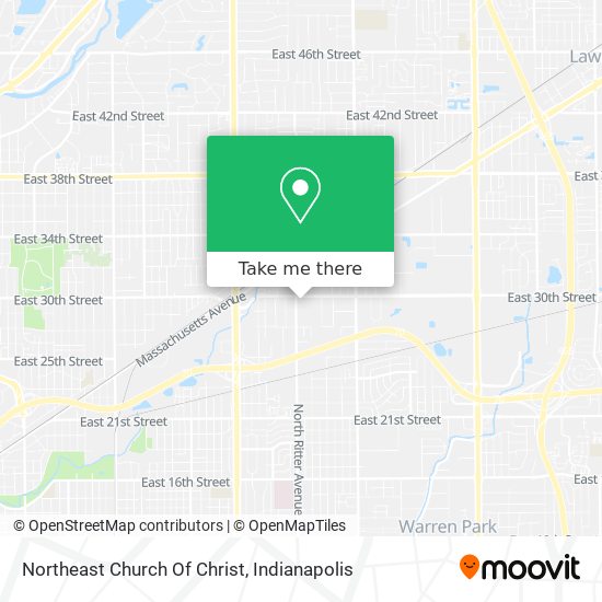 Mapa de Northeast Church Of Christ