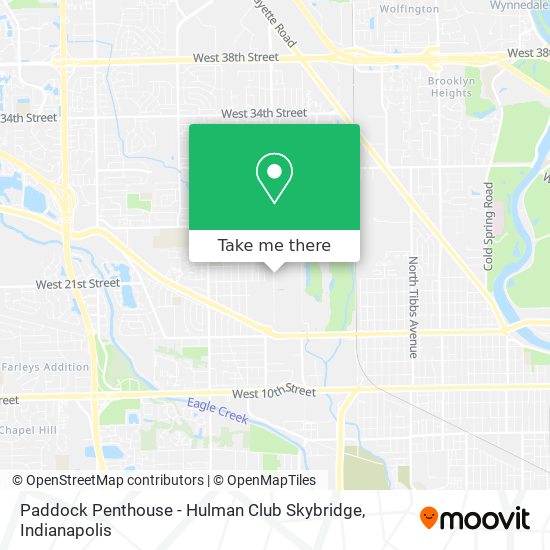 Paddock Penthouse - Hulman Club Skybridge map