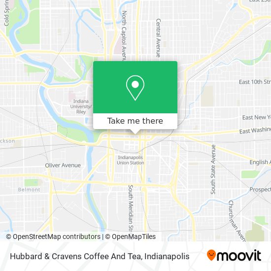 Hubbard & Cravens Coffee And Tea map