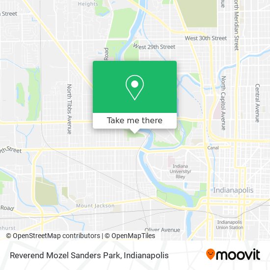 Reverend Mozel Sanders Park map
