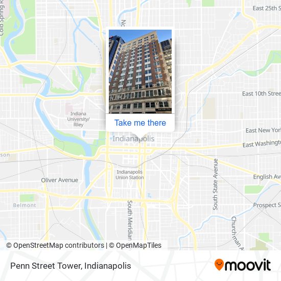 Penn Street Tower map