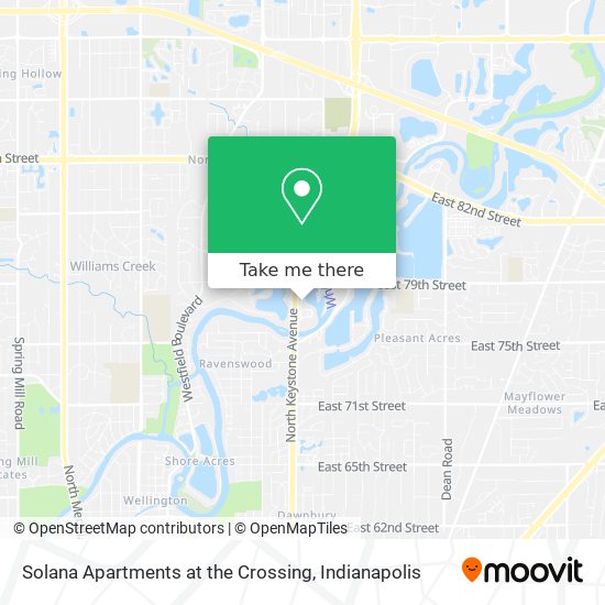 Solana Apartments at the Crossing map