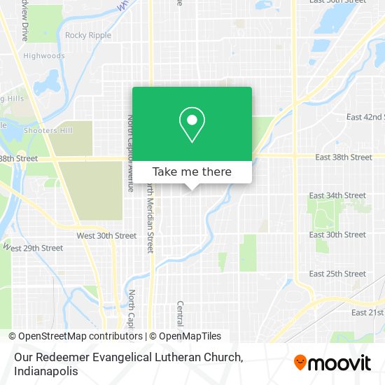 Our Redeemer Evangelical Lutheran Church map