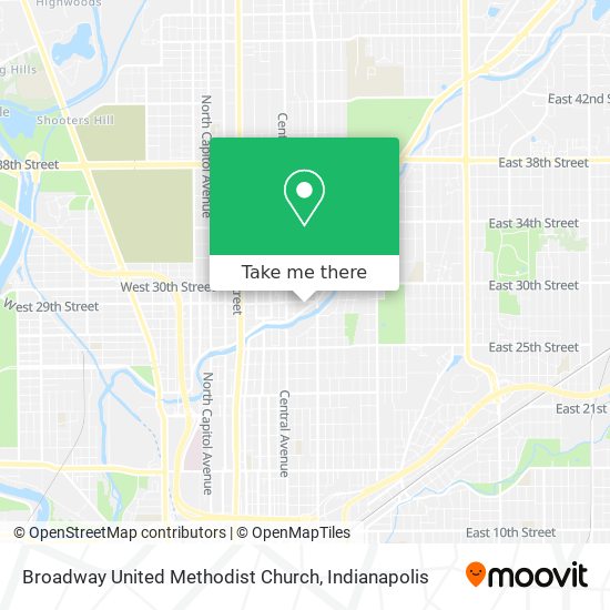 Mapa de Broadway United Methodist Church