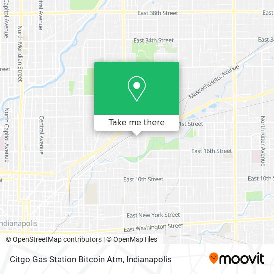 Mapa de Citgo Gas Station Bitcoin Atm