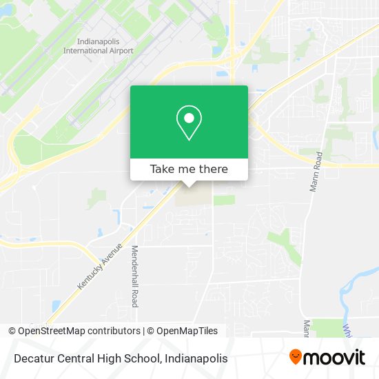 Decatur Central High School map