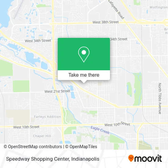 Mapa de Speedway Shopping Center