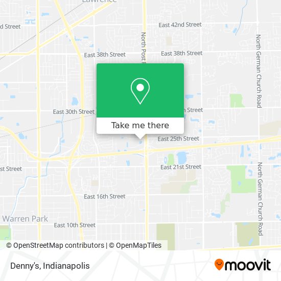 Mapa de Denny's