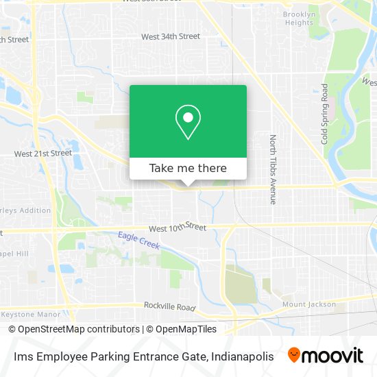 Mapa de Ims Employee Parking Entrance Gate