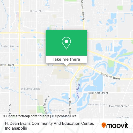 H. Dean Evans Community And Education Center map