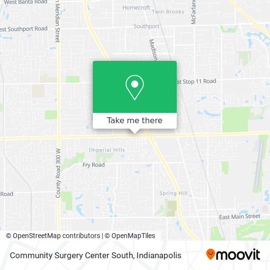 Community Surgery Center South map