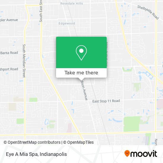 Mapa de Eye A Mia Spa