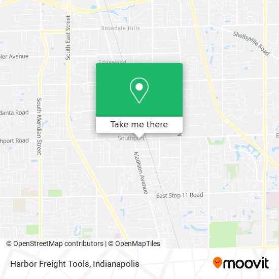Mapa de Harbor Freight Tools