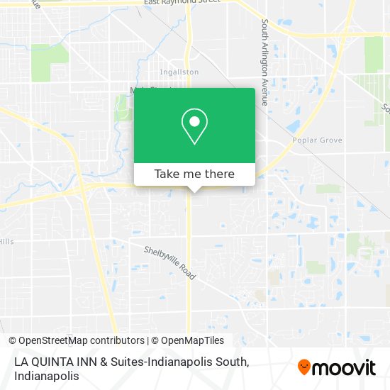 LA QUINTA INN & Suites-Indianapolis South map