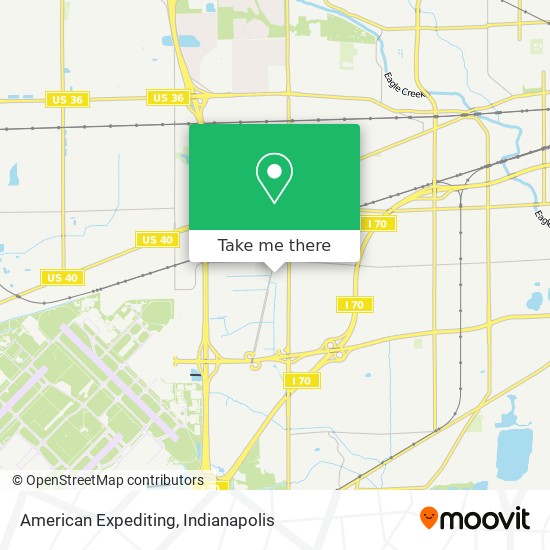 American Expediting map