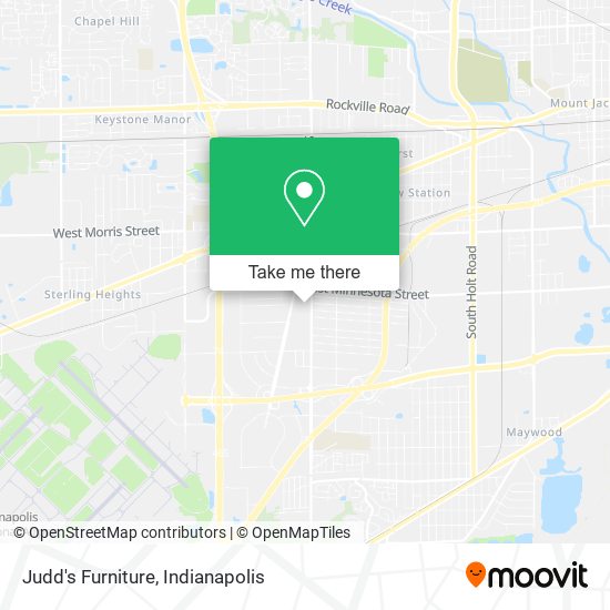 Mapa de Judd's Furniture