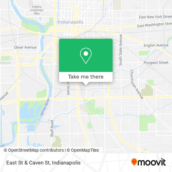 Mapa de East St & Caven St