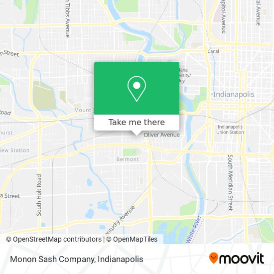 Mapa de Monon Sash Company