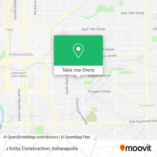How to get to J Kirby Construction in Indianapolis City (Balance