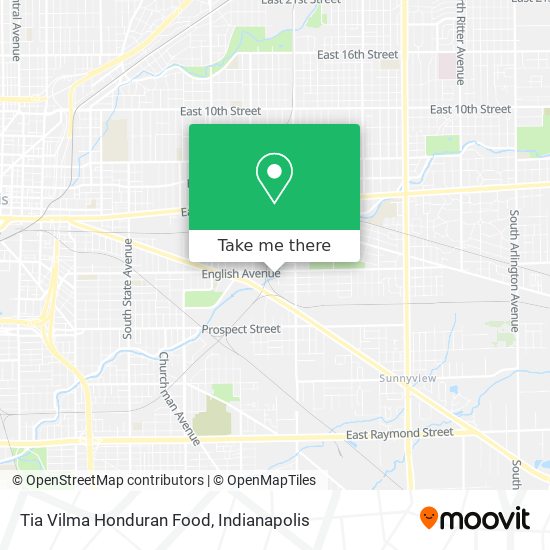 Mapa de Tia Vilma Honduran Food