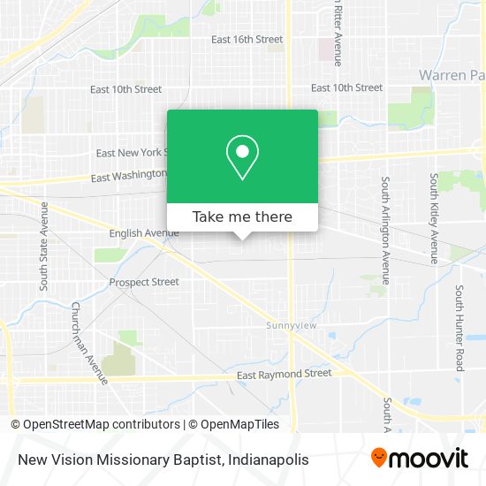 New Vision Missionary Baptist map