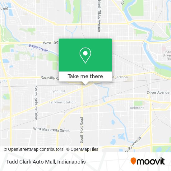 Tadd Clark Auto Mall map