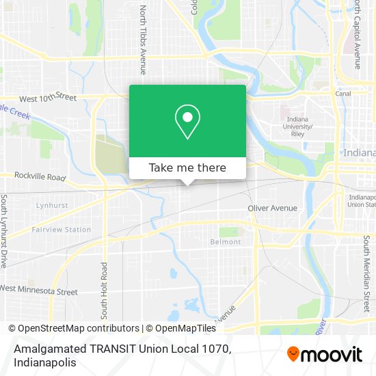 Amalgamated TRANSIT Union Local 1070 map