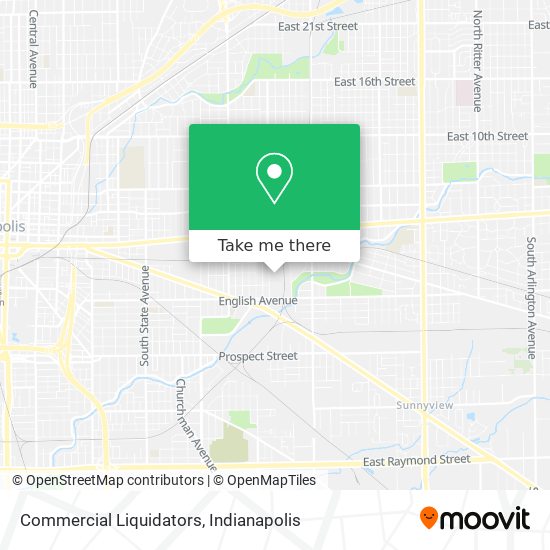 Commercial Liquidators map