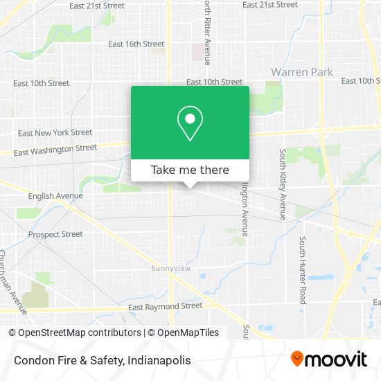 Condon Fire & Safety map