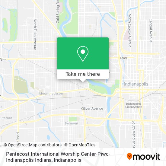 Pentecost International Worship Center-Piwc-Indianapolis Indiana map