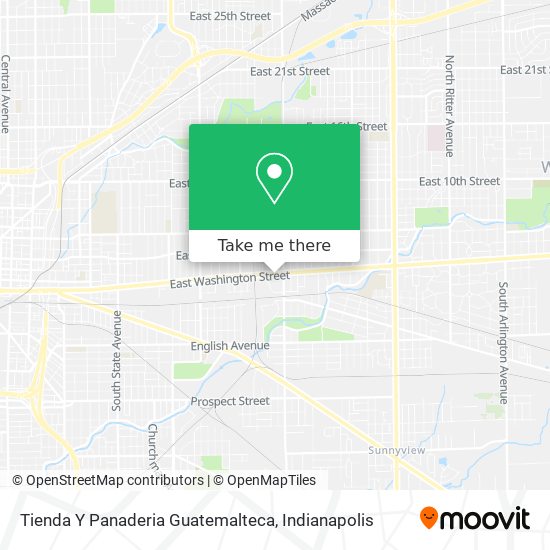 Mapa de Tienda Y Panaderia Guatemalteca