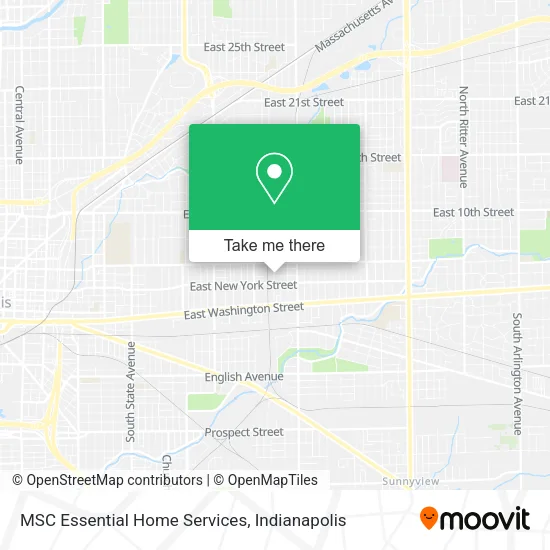 MSC Essential Home Services map