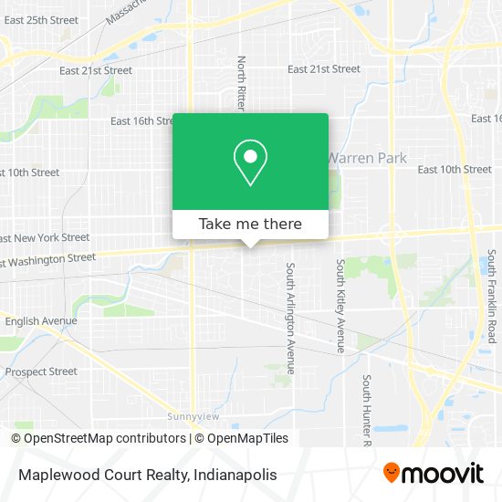 Mapa de Maplewood Court Realty