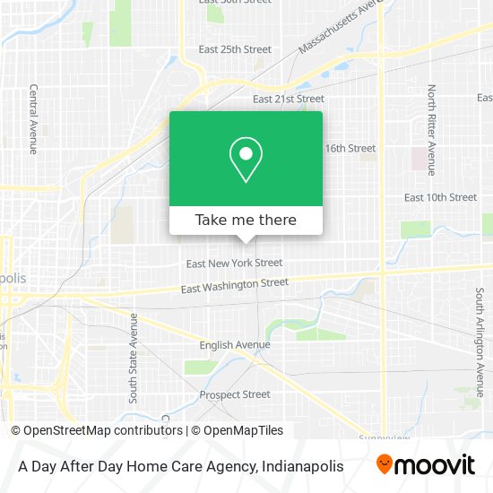 A Day After Day Home Care Agency map