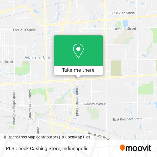 PLS Check Cashing Store map