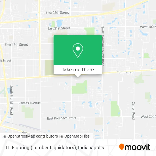 LL Flooring (Lumber Liquidators) map