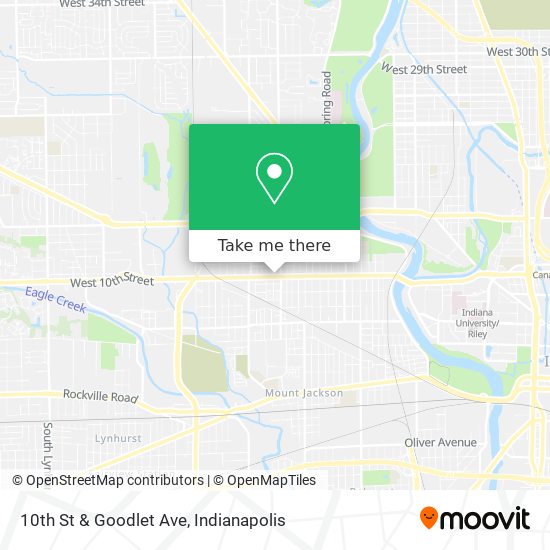 10th St & Goodlet Ave map