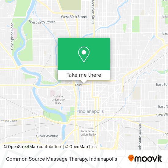 Common Source Massage Therapy map
