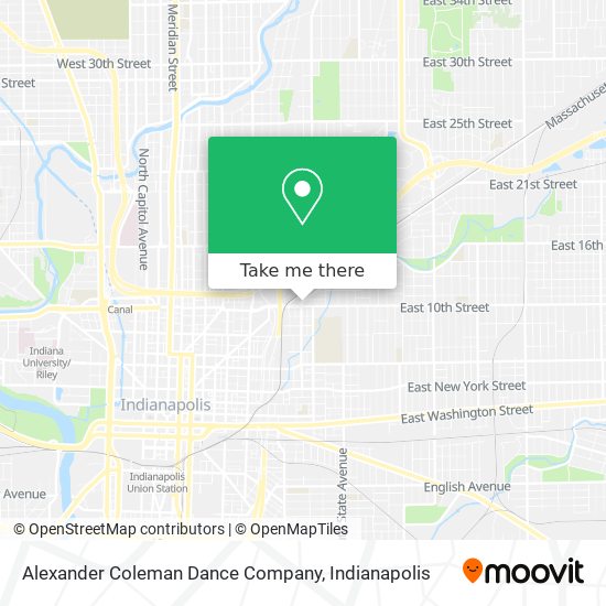 Alexander Coleman Dance Company map