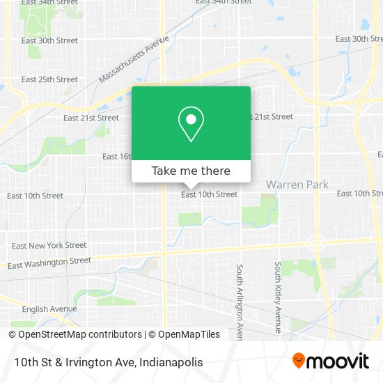 10th St & Irvington Ave map